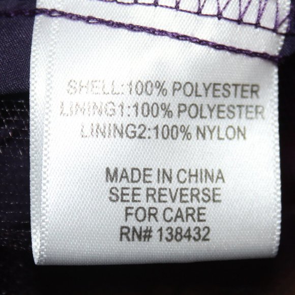 ModCloth Dress Women Large Floral Purple - Picture 4 of 6